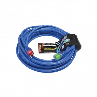 Rallonge électrique 50’ 12/3-bleu ProGlo AXE120501BLU