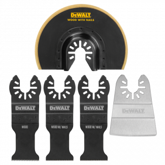 Set of 5 Oscillating Multi Tool Accessories Dewalt DWA4216