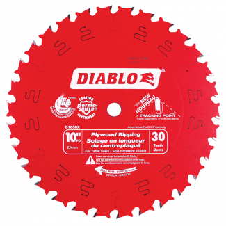 10" Ripping Blade 30 teeth Diablo D1030X