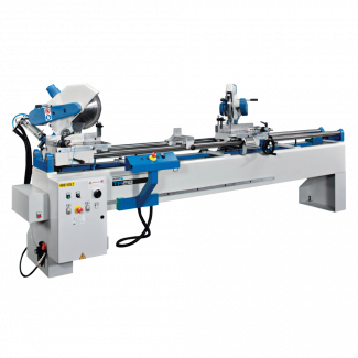 Double Miter Saw with Digital Readout of Distance between the Blades Omga TR2BVIS
