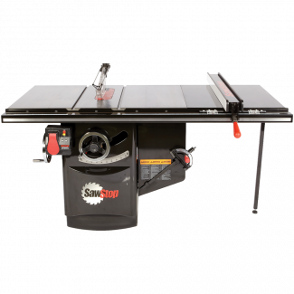 5 hp Industrial Cabinet Saw with 36" Fence SawStop I51230T52