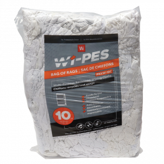 Multi-Purpose Reclaimed Wiping Cloths (10 LBS) WIPECO BXW-10C